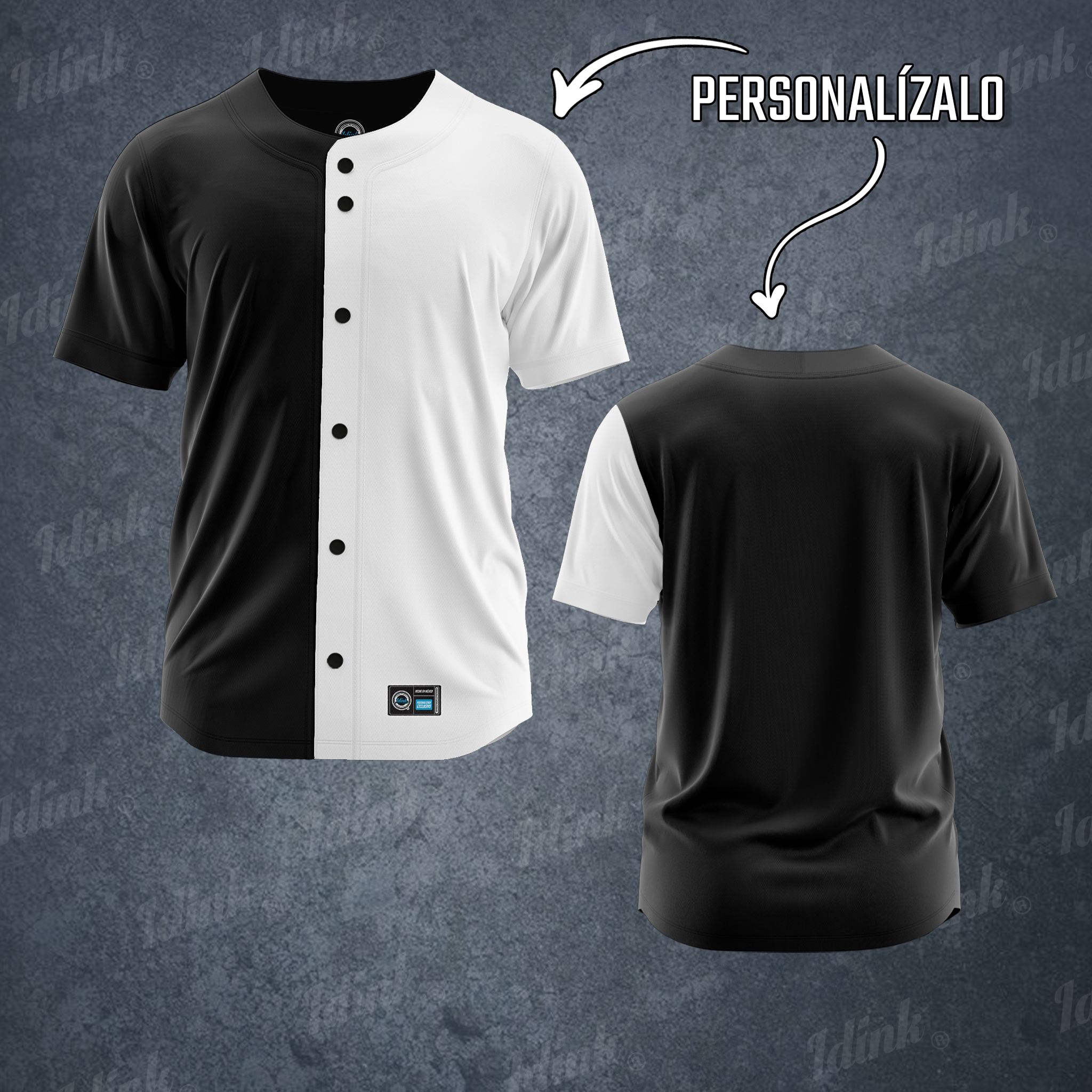 Jersey Béisbol Combinado Personalizable – Idink Clothing