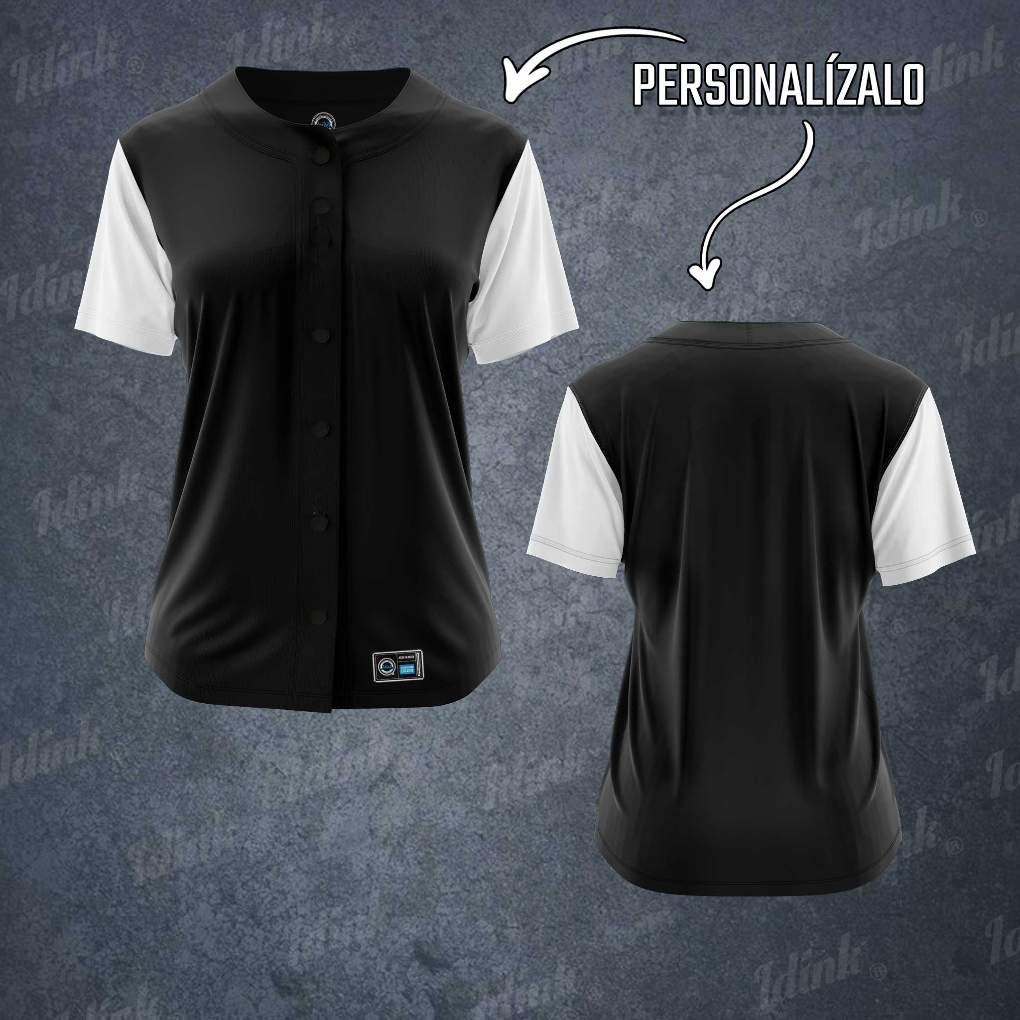 Jersey Beisbol Rayado Mujer Personalizado – Idink Clothing