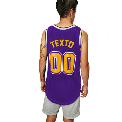 jersey lakers morado hombre personalizado