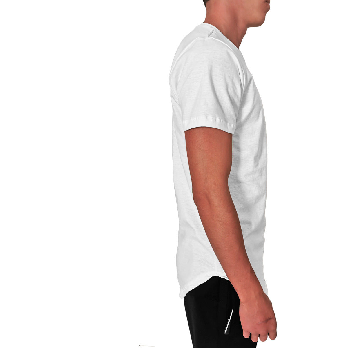 PLAYERA BLANCA LONG FIT