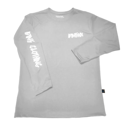 playera deportiva manga larga gdl gris