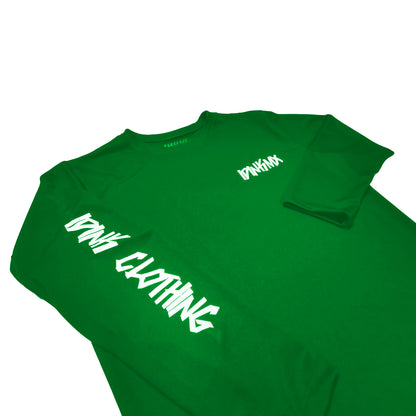 playera deportiva manga larga gdl verde street wear