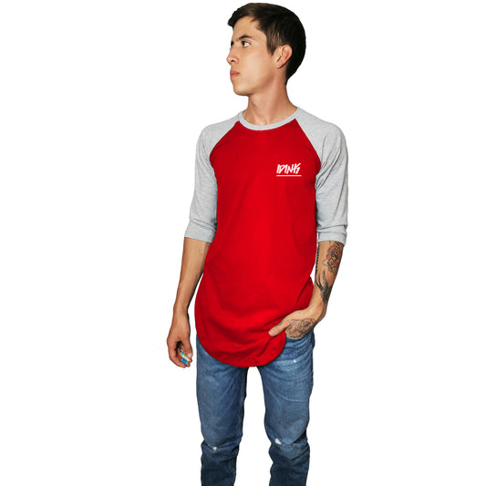 Playera Raglan Long Fit IDINK Roja